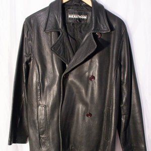 Kenneth Cole Leather Coat